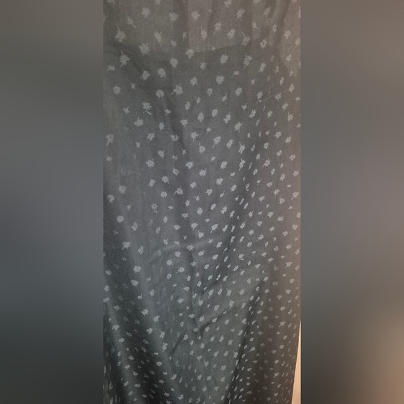 World Market Pine Green Jacquard Floral Slip Dress - Picture 5 of 5